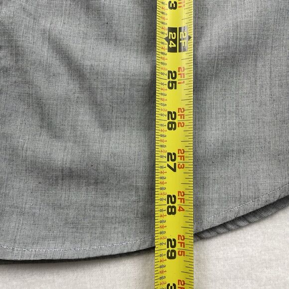 MG Black Label Men's Long Sleeve Button Down Sunset Gray-M - Picture 13 of 13